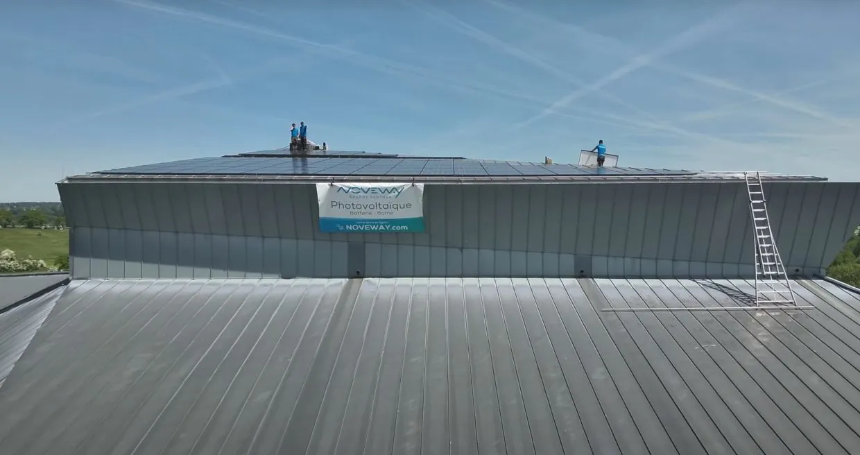 Vidéo vue du ciel avec notre drone.